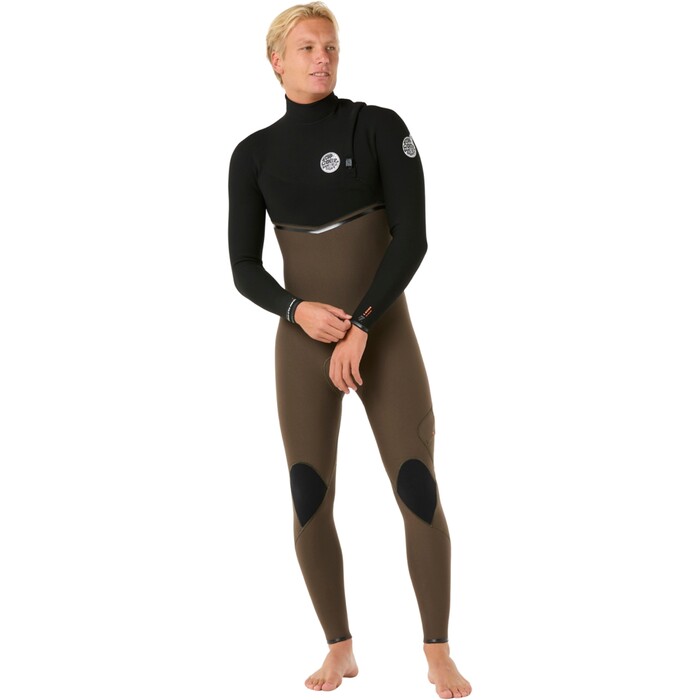 2024 Rip Curl Hombres E-Bomb 5/3mm Zip Free Neopreno 14SMFS - Deep Rock